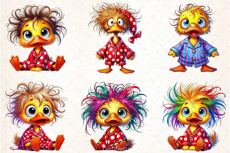 Funny Duck Clipart Bundle - CraftNest - Digital Crafting and Art