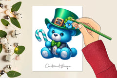 St Patrick's Teddy Bear Clipart Bundle - CraftNest - Digital Crafting and Art