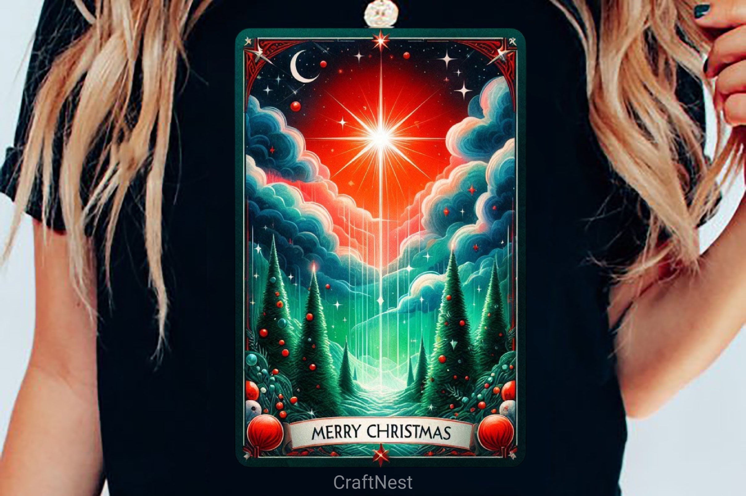 Christmas Tarot Card Clipart Bundle 2