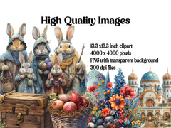 Enchanted Easter Clipart - CraftNest