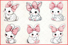 Bunny Clipart Bundle - CraftNest - Digital Crafting and Art