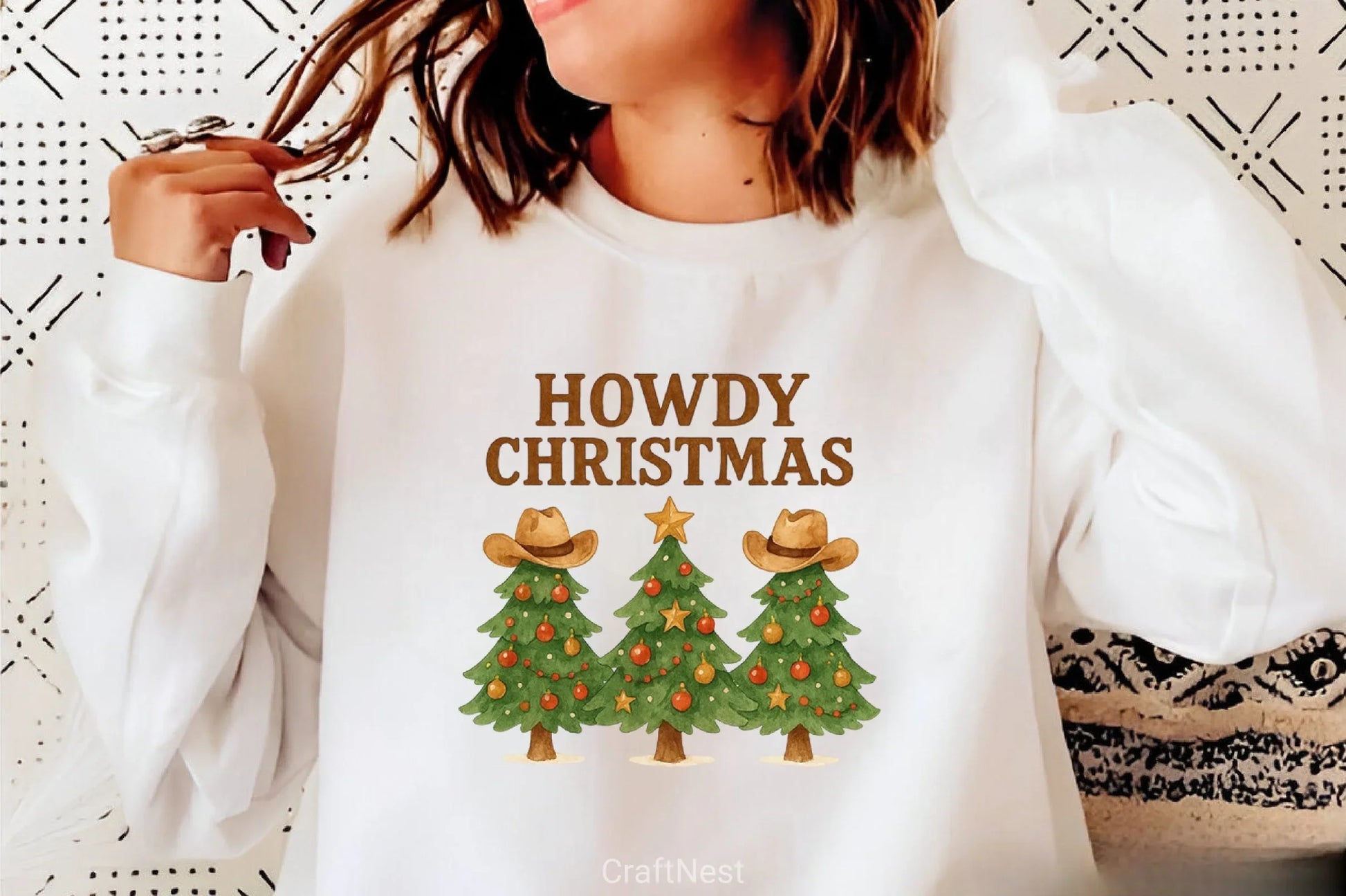 Western Christmas Clipart Bundle 6 - CraftNest - Digital Crafting and Art