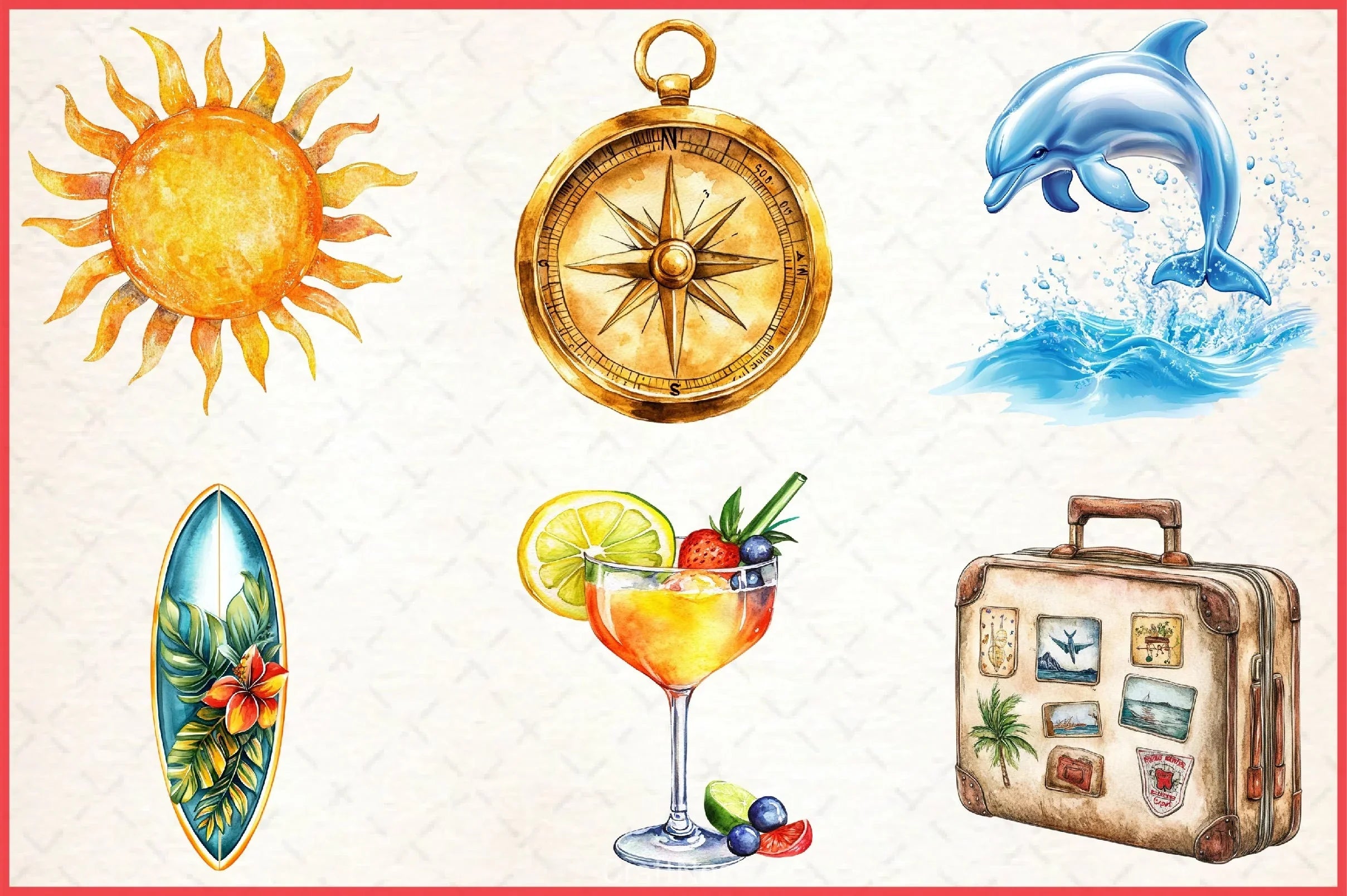 Travel Clipart Bundle - CraftNest - Digital Crafting and Art