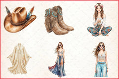 Summer Girl Fashion Clipart Bundle - CraftNest - Digital Crafting and Art