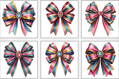 Coquette Bow Clipart Bundle 2 - CraftNest - Digital Crafting and Art