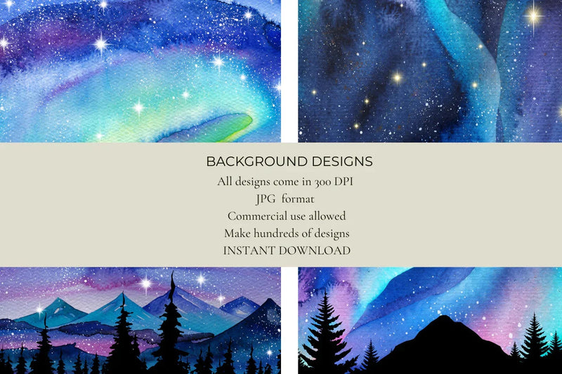 Magical Night Sky Junk Journal Papers - CraftNest - Digital Crafting and Art