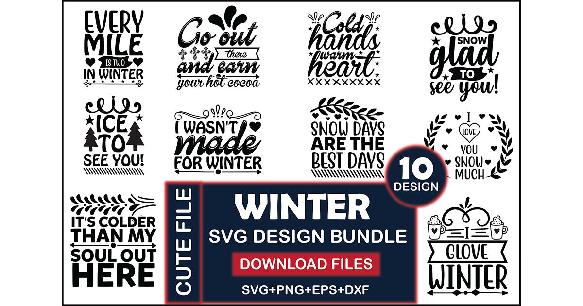 Winter SVG Bundle 3
