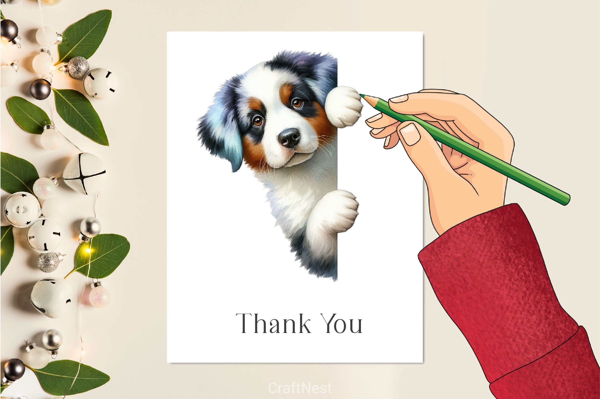 Animals Peeking Around Corner Clipart Bundle 3