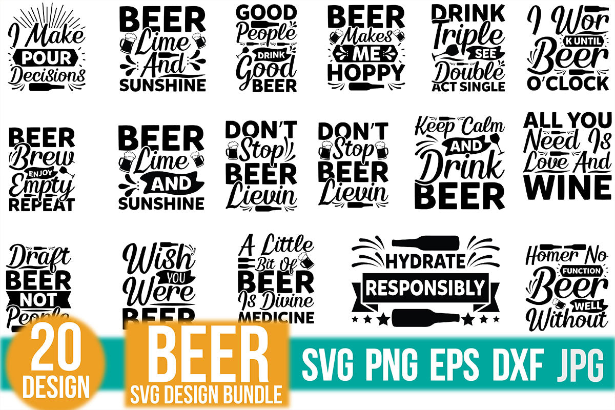 Beer SVG Bundle 16