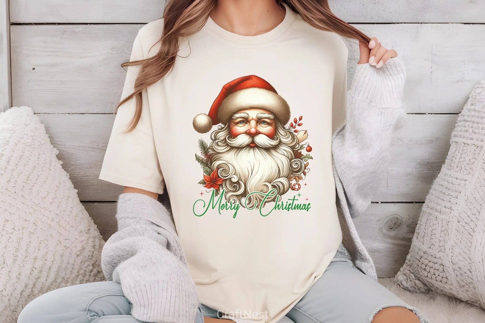 Retro Christmas Clipart Bundle 7 - CraftNest - Digital Crafting and Art