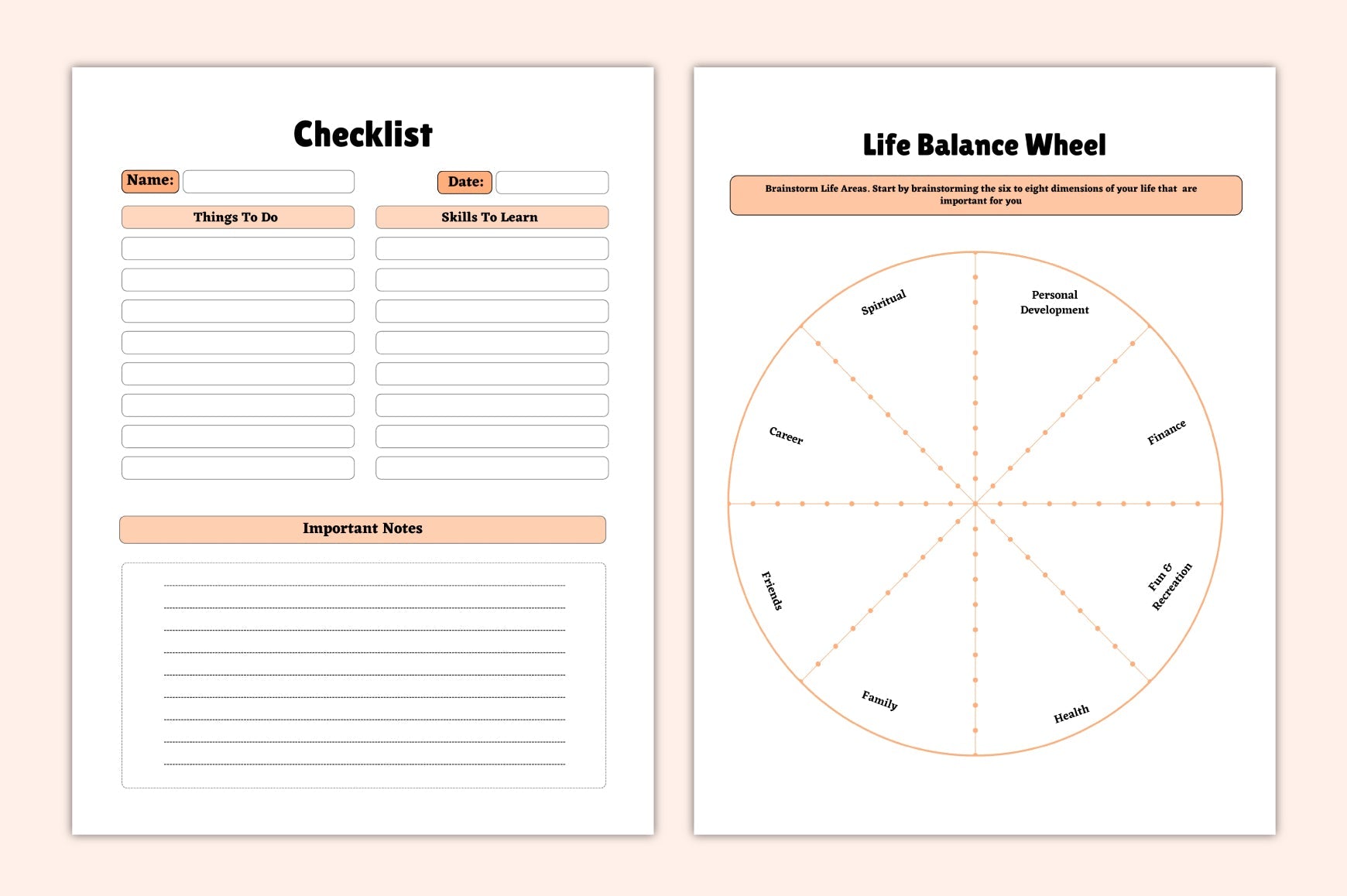 Dream Life Vision Board Planner