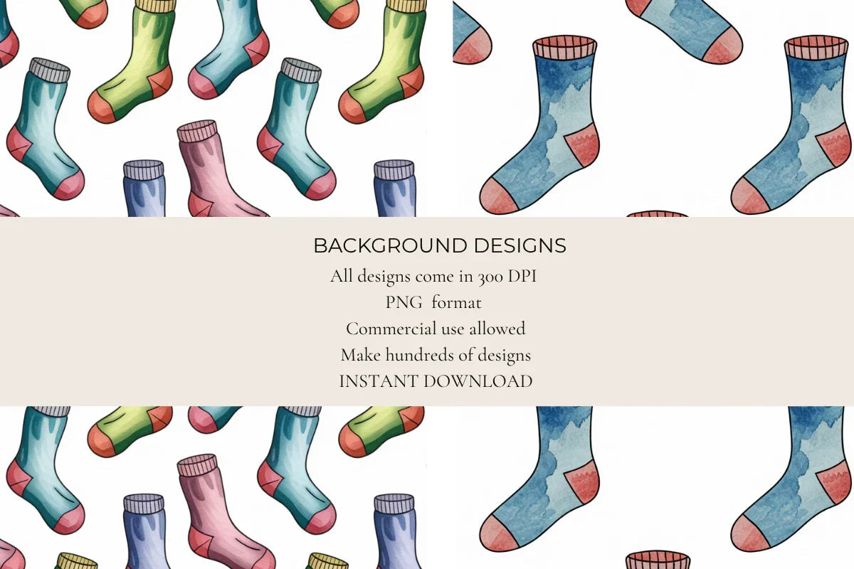 Odd Socks Seamless Papers - CraftNest - Digital Crafting and Art