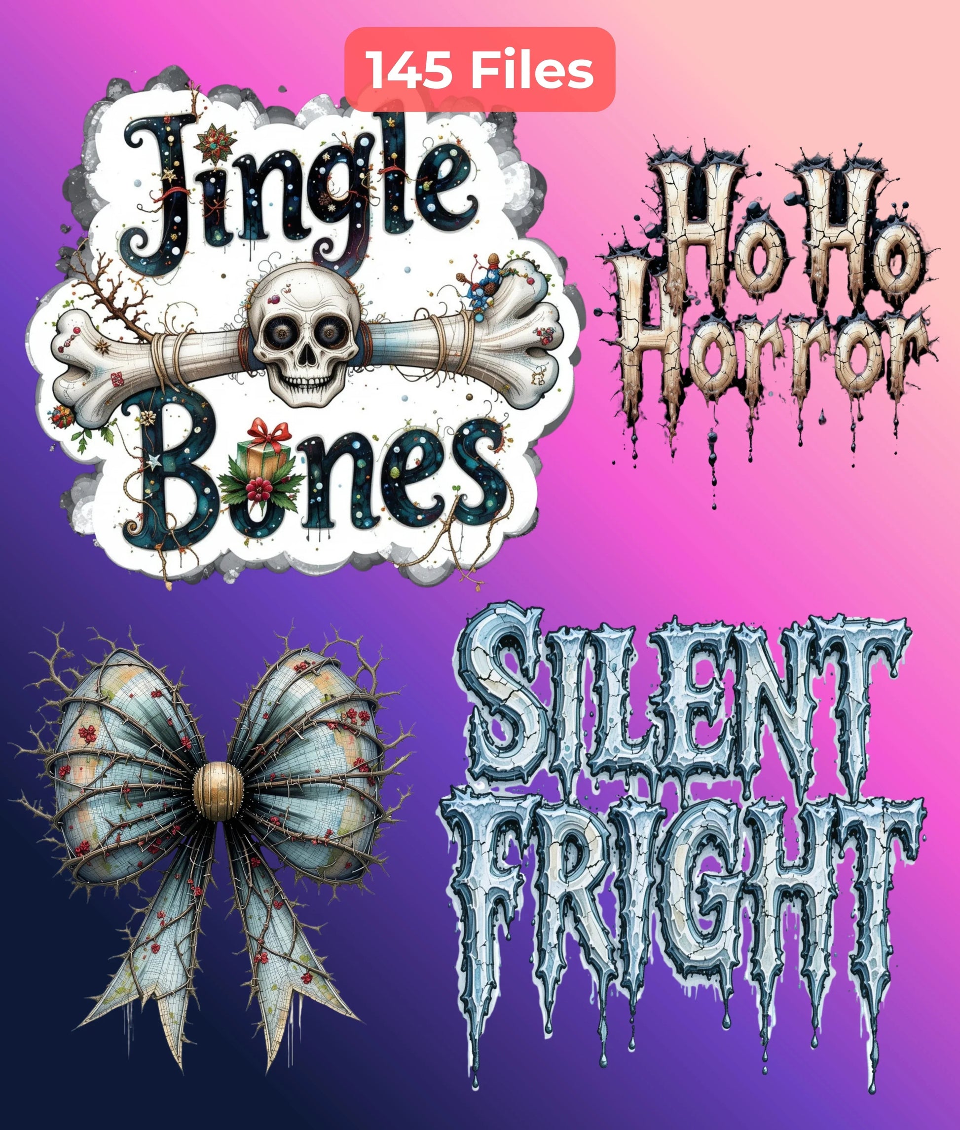 Ultimate Merry Creepmas Clipart Bundle - CraftNest - Digital Crafting and Art