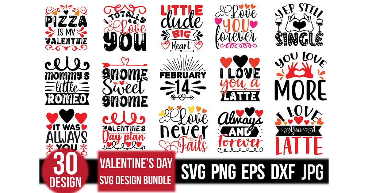 Valentine's Day SVG Bundle 24