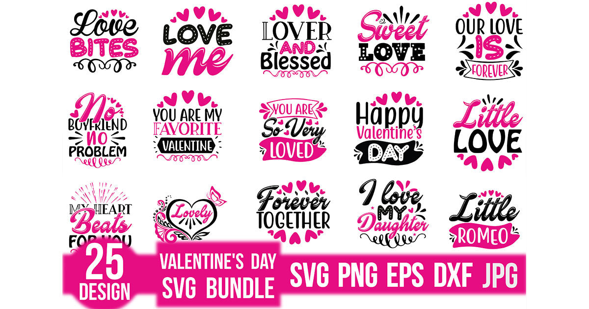 Valentine's Day SVG Bundle 23