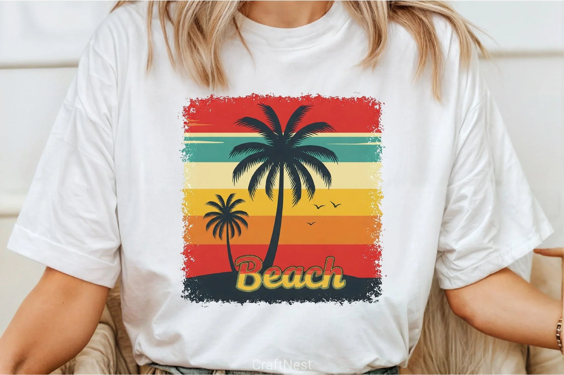 Beach Palm Trees Clipart Bundle - CraftNest - Digital Crafting and Art