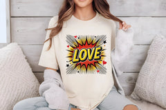 Pop Art Love Valentine's Day Clipart Bundle - CraftNest - Digital Crafting and Art