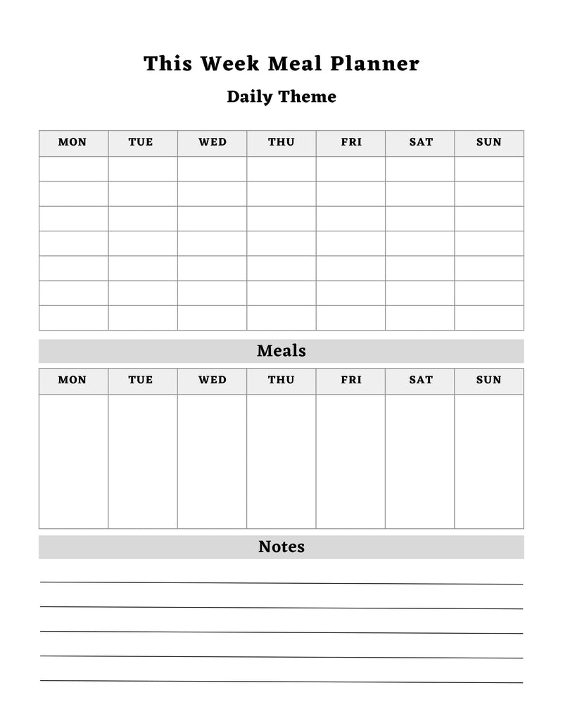 Meal & Pantry Planner KDP Planner - CraftNest - Digital Crafting and Art