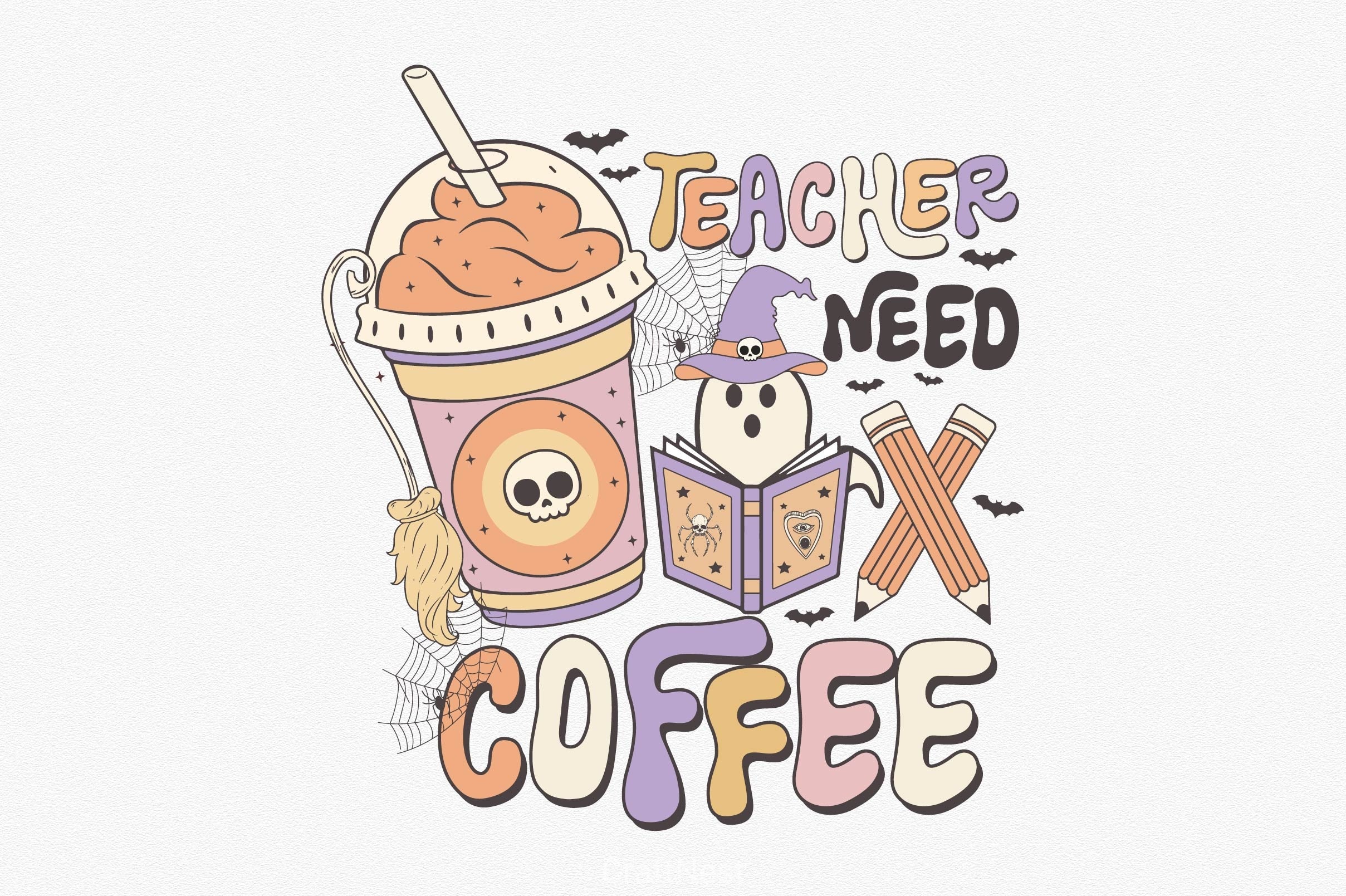 Teacher Halloween Clipart Bundle