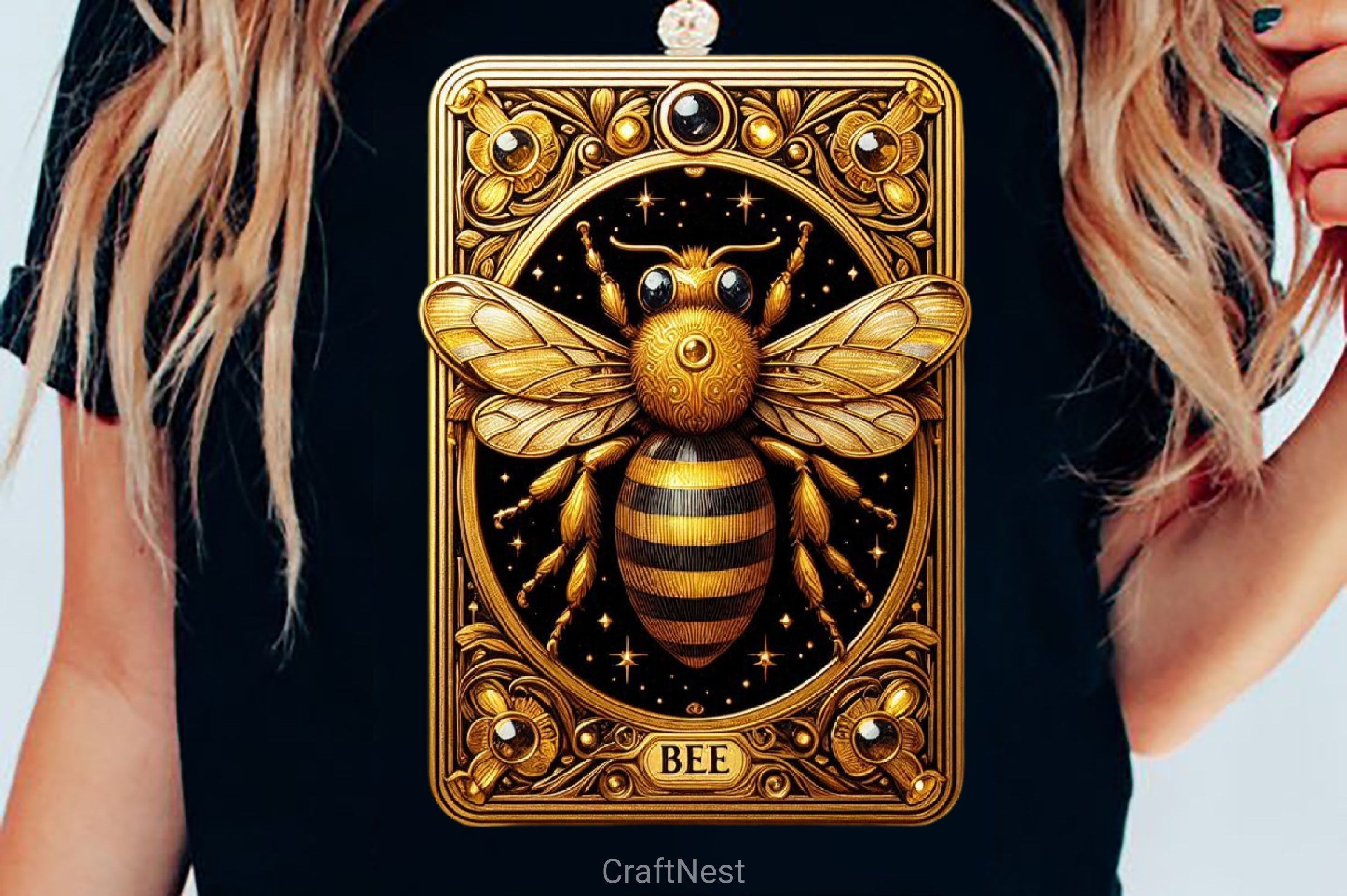 Honey Bee Tarot Card Clipart Bundle 14