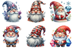 Diamond Gnome Clipart Bundle - CraftNest - Digital Crafting and Art