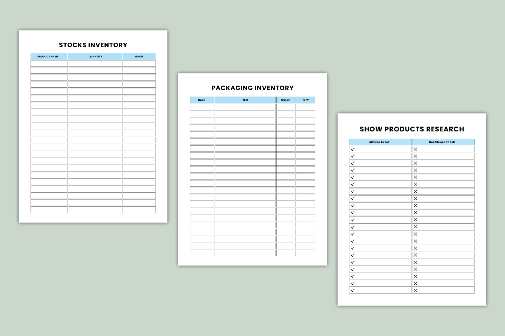 Shopify Online Business Planner