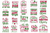 Christmas Wine Glass SVG Bundle