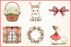 Spring Farm Clipart Bundle - CraftNest - Digital Crafting and Art