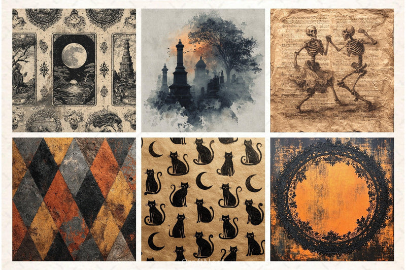 Vintage Halloween Clipart Bundle 10 - CraftNest - Digital Crafting and Art