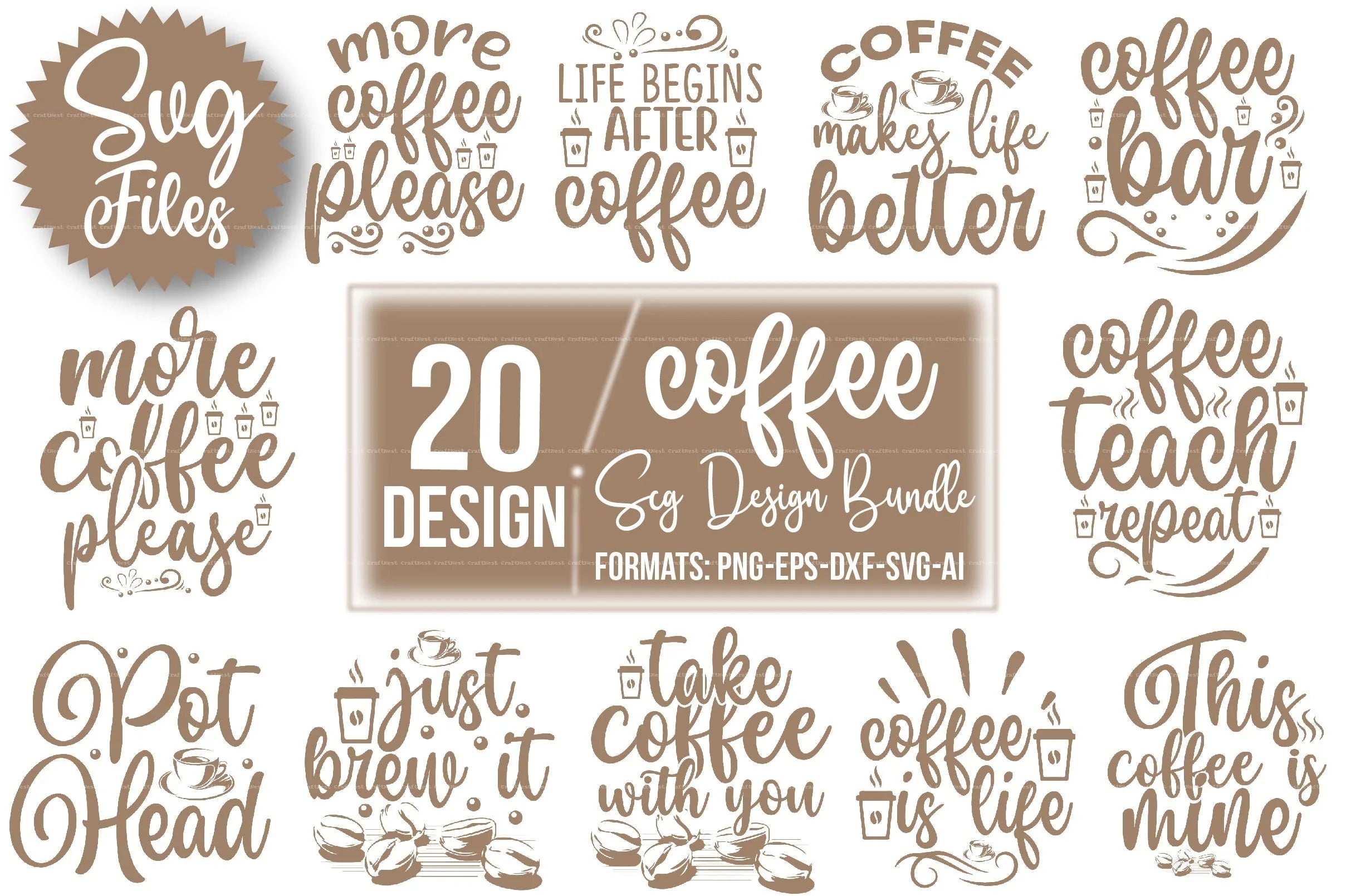 Coffee Design SVG Bundle