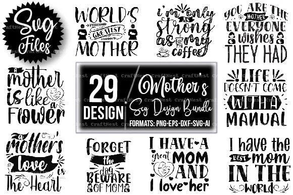 Mother's Design SVG Bundle