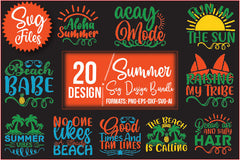 Summer SVG Bundle - CraftNest - Digital Crafting and Art