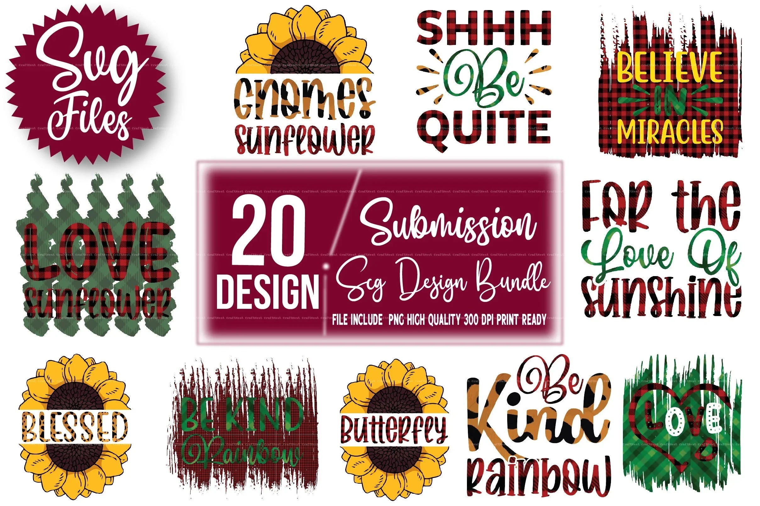 Sublimation Design Clipart Bundle
