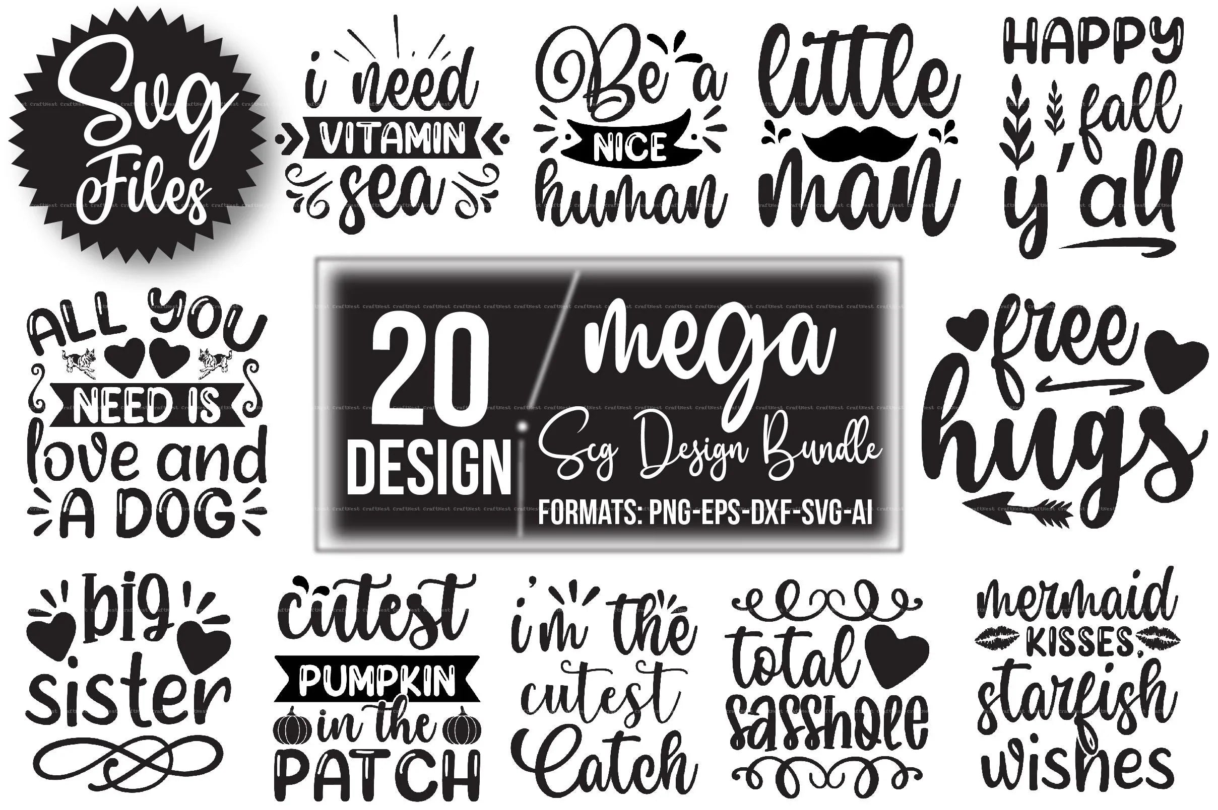 Mega Design SVG Bundle