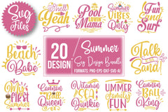 Summer SVG Bundle 1 - CraftNest - Digital Crafting and Art