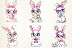 Funny Bunny Clipart Bundle - CraftNest - Digital Crafting and Art
