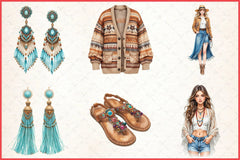 Summer Girl Fashion Clipart Bundle - CraftNest - Digital Crafting and Art