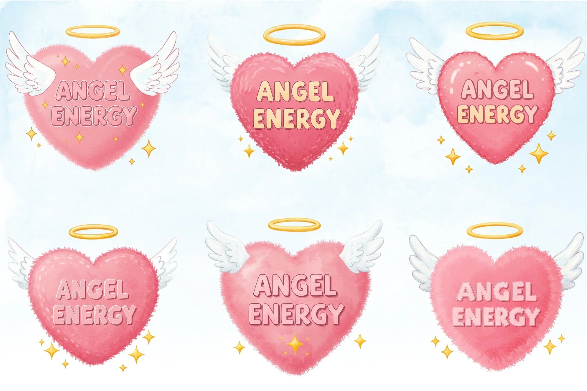 Heart Angel Wings Clipart Bundle - CraftNest - Digital Crafting and Art