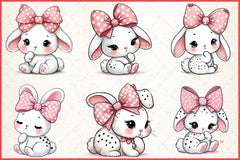 Bunny Clipart Bundle - CraftNest - Digital Crafting and Art