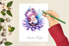 Baby Fairy Sleeping On Flower Clipart Bundle 5