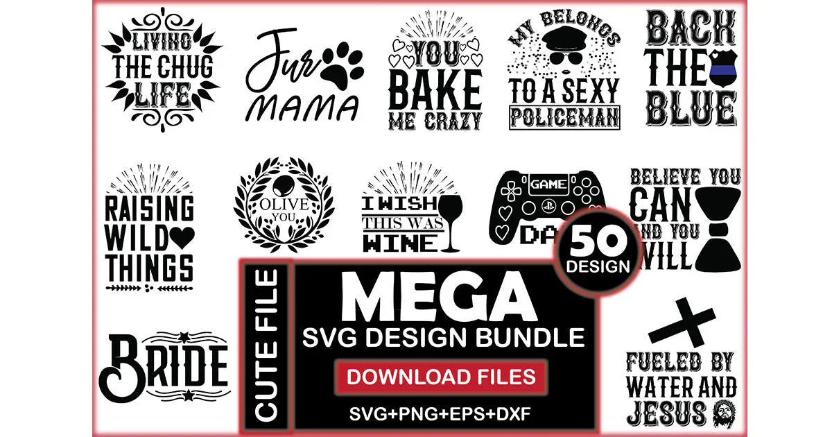 Mega SVG Bundle 8 - CraftNest - Digital Crafting and Art