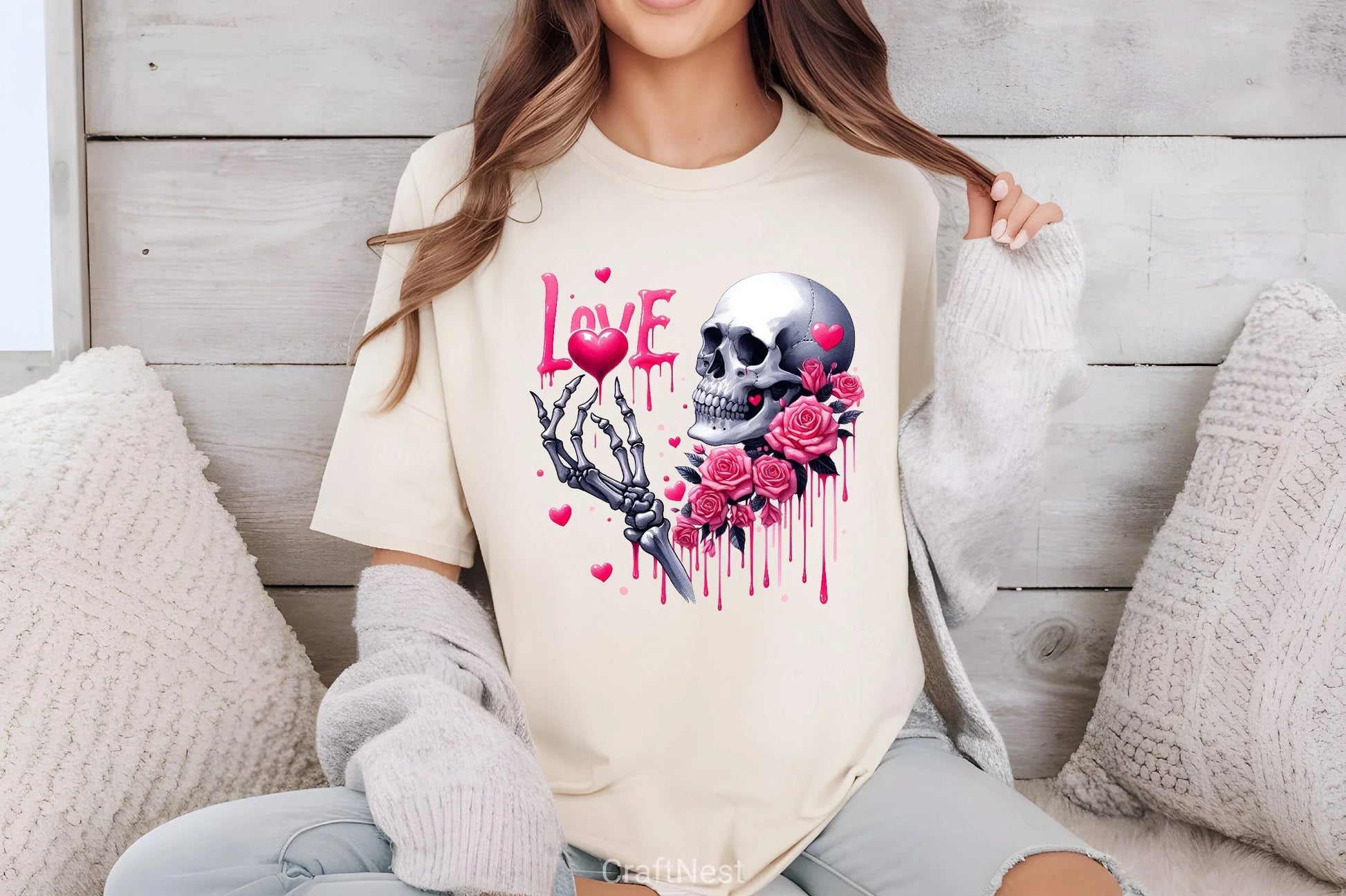 Valentine Skeleton Clipart Bundle 1 - CraftNest - Digital Crafting and Art