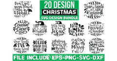 Christmas Design Bundle 11 - CraftNest - Digital Crafting and Art