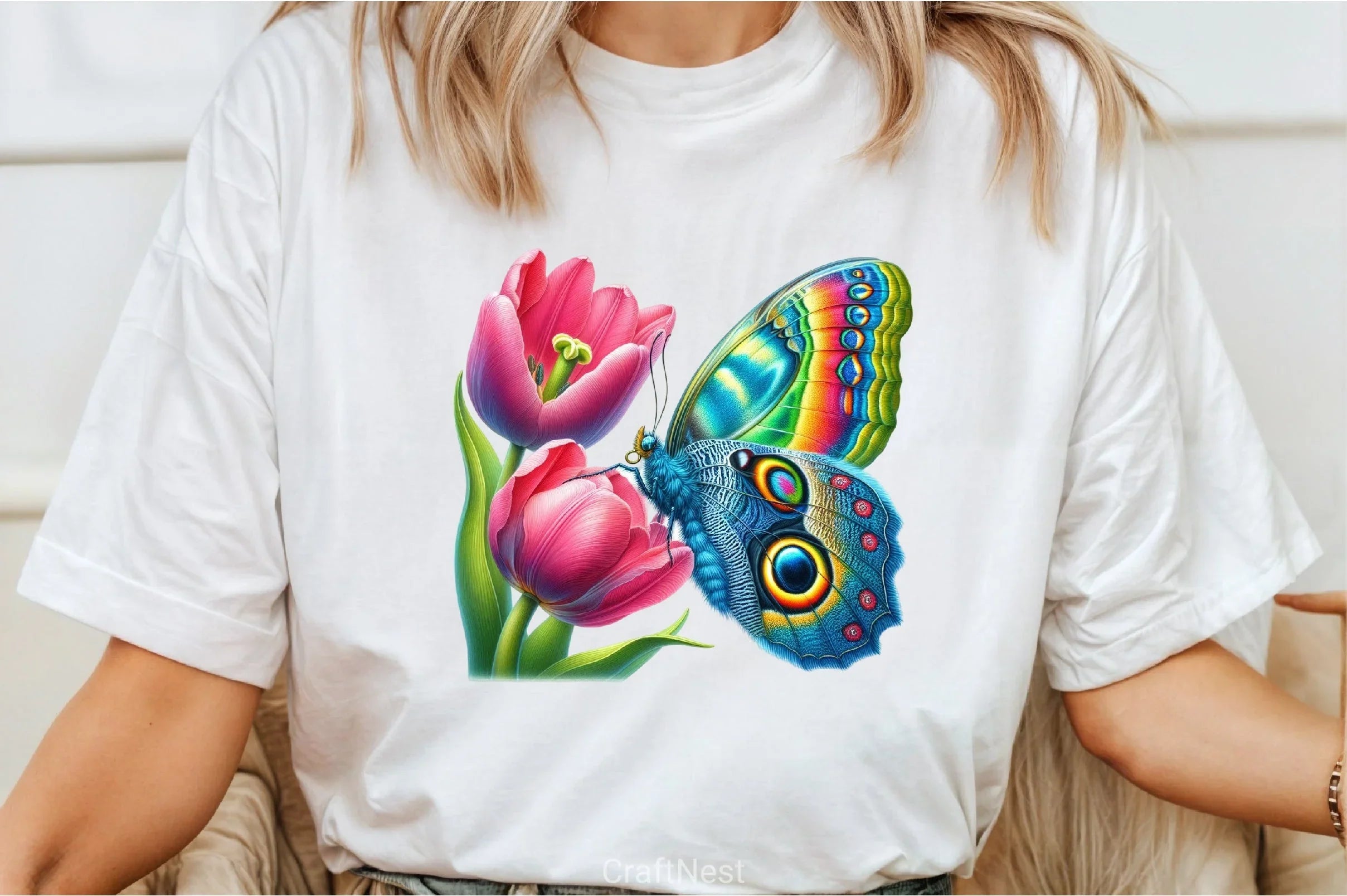 Spring Flower & Butterfly Clipart Bundle - CraftNest - Digital Crafting and Art