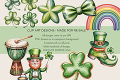 St Patricks Clipart - CraftNest - Digital Crafting and Art