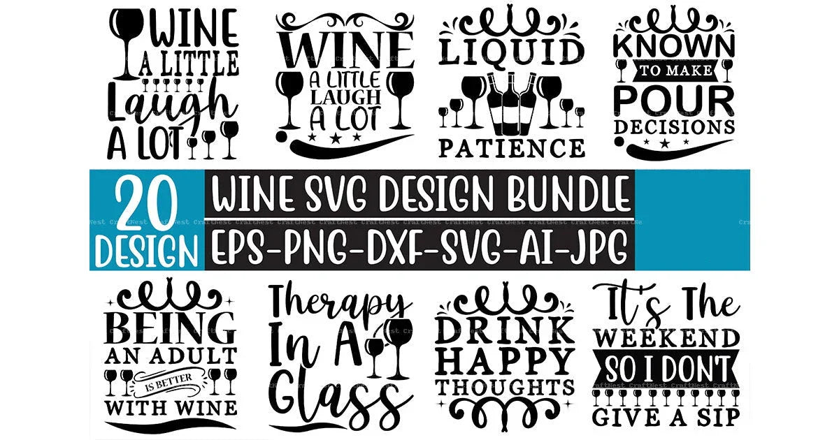 Wine Design SVG Bundle