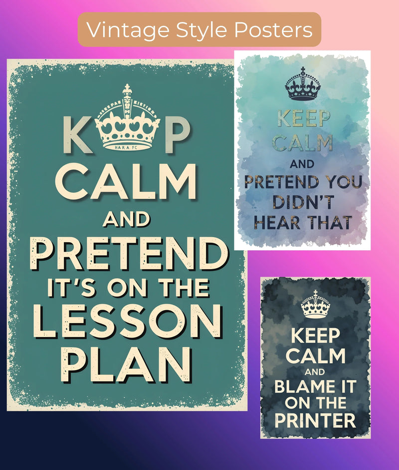 Teacher Wall Art Clipart Bundle - CraftNest - Digital Crafting and Art