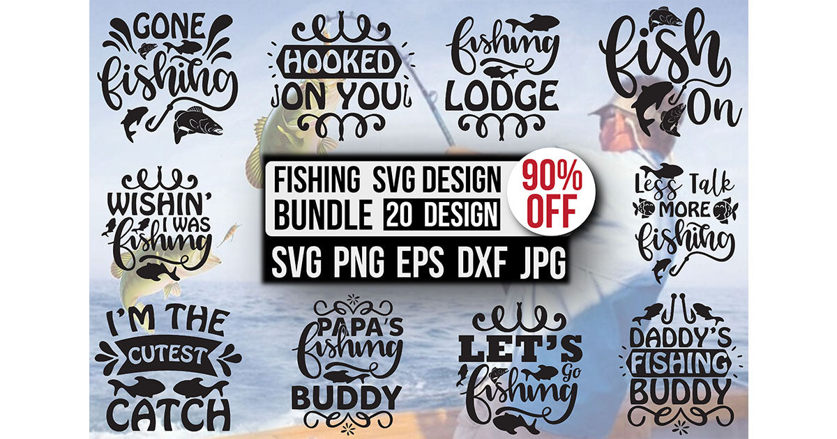 Fishing SVG Bundle 7
