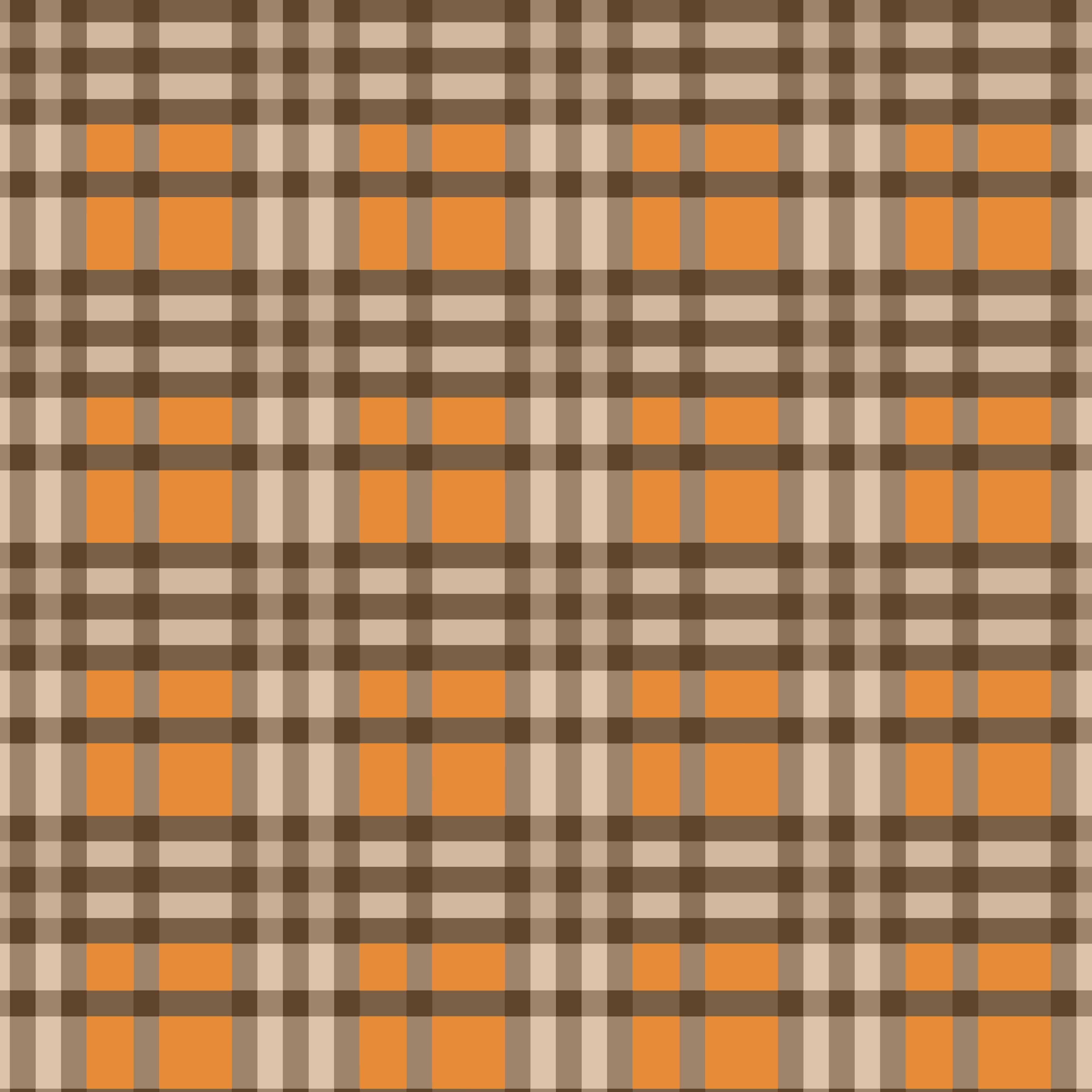 Fall Plaid Seamless Digital Paper - CraftNest - Digital Crafting and Art