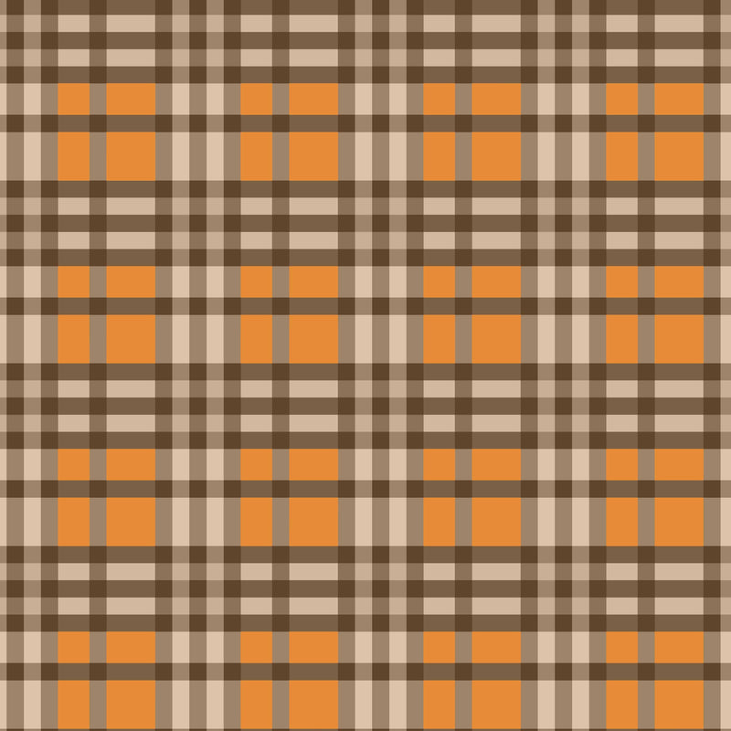 Fall Plaid Seamless Digital Paper - CraftNest - Digital Crafting and Art